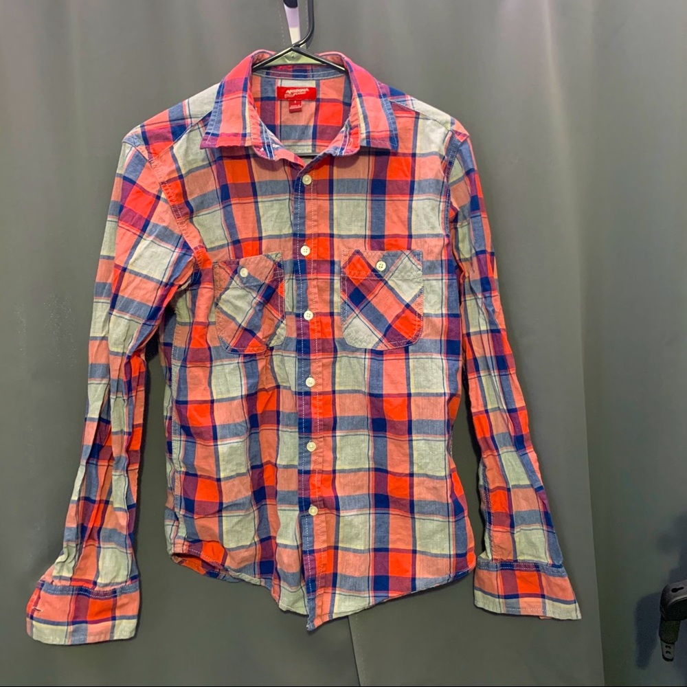 Arizona Men’s Small Red Flannel Shirt